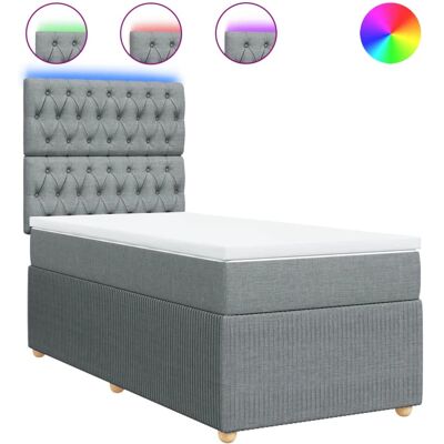 vidaXL Verstellbares Bett mit LED-Beleuchtung vidaXL Verstellbares Bett mit LED-Beleuchtung
