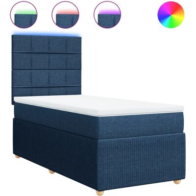 VidaXL Bett mit verstellbarem Kopfteil - Unterstützung & LED-Lichter VidaXL Bett mit verstellbarem Kopfteil - Unterstützung & LED-Lichter