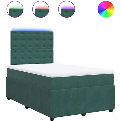 VidaXL Dunkelgrünes Samtbetten 120x190cm - Bett VidaXL Dunkelgrünes Samtbetten 120x190cm - Bett