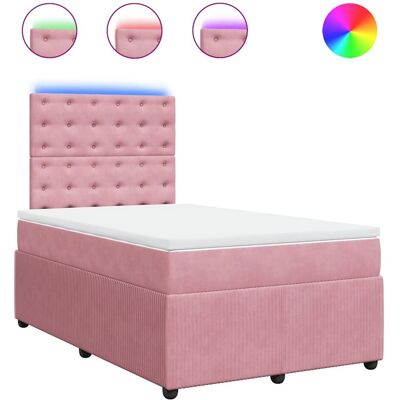 Vidaxl Pink Velvet Bett mit Höhenverstellbarem Kopfteil - Bett Vidaxl Pink Velvet Bett mit Höhenverstellbarem Kopfteil - Bett
