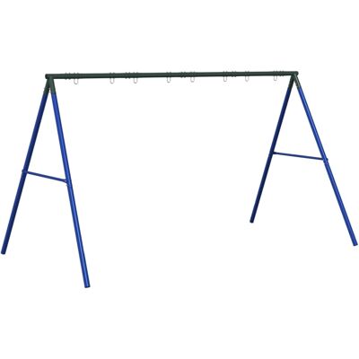 Equipo de juego VidaXL - Estructura de acero azul para columpios exteriores Equipo de juego VidaXL - Estructura de acero azul para columpios exteriores