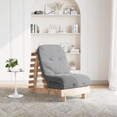 vidaXL Futon sovesofa med madras - Massivt fyrretræ vidaXL Futon sovesofa med madras - Massivt fyrretræ