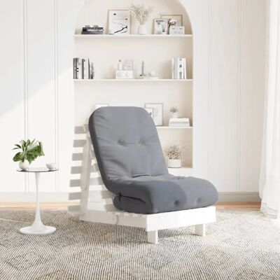 vidaXL Futon sovesofa med madras - Massivt fyrretræ vidaXL Futon sovesofa med madras - Massivt fyrretræ