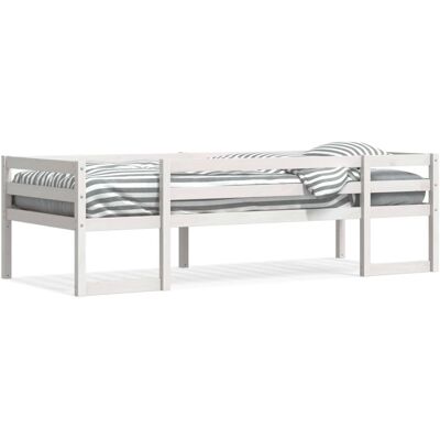 vidaXL Kinderbettgestell Weiß 75x190 cm - Bettgestell vidaXL Kinderbettgestell Weiß 75x190 cm - Bettgestell
