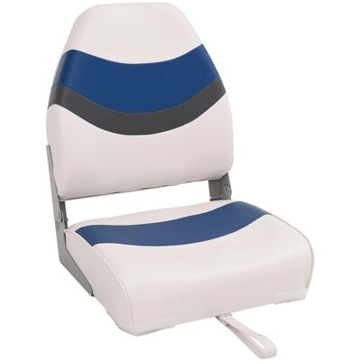 vidaXL Siège de bateau avec haut dossier pliable 44x38x55 cm - Siège de bateau vidaXL Siège de bateau avec haut dossier pliable 44x38x55 cm - Siège de bateau