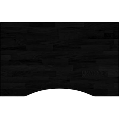 vidaXL 4009032 Tisch - Dunkelbraun - 80x60x2,5 cm - Rechteckig - Massiv Eiche vidaXL 4009032 Tisch - Dunkelbraun - 80x60x2,5 cm - Rechteckig - Massiv Eiche