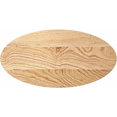 vidaXL Træbord - 80x40x2/4 cm Massiv eg Oval vidaXL Træbord - 80x40x2/4 cm Massiv eg Oval