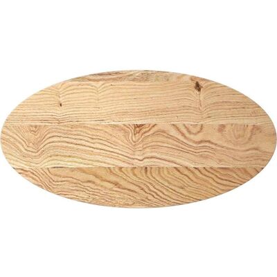 vidaXL Massiv eg oval bordplade - Lys brun 100x50cm vidaXL Massiv eg oval bordplade - Lys brun 100x50cm