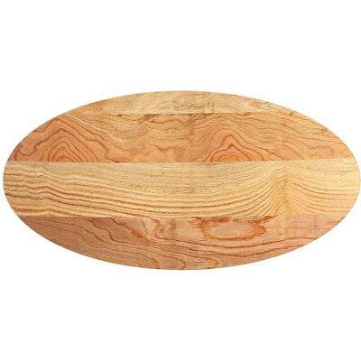 vidaXL Tischplatte Hellbraun 120x60x2 cm Massivholz Eiche Oval - Tafelplatte vidaXL Tischplatte Hellbraun 120x60x2 cm Massivholz Eiche Oval - Tafelplatte
