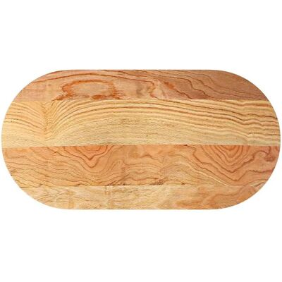 vidaXL Plateau de table ovale en bois massif couleur marron clair - Table vidaXL Plateau de table ovale en bois massif couleur marron clair - Table