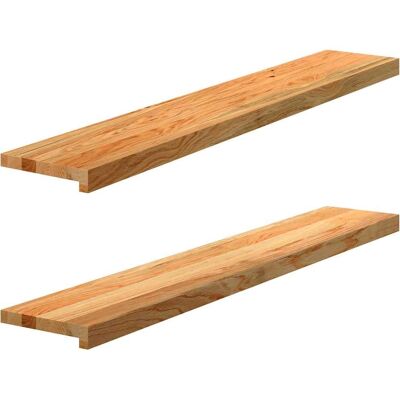 vidaXL Hellebraune Holzfensterbank - Fensterbank - 120x20x2 cm - Fenstertyp vidaXL Hellebraune Holzfensterbank - Fensterbank - 120x20x2 cm - Fenstertyp