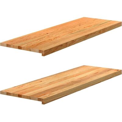 vidaXL Hellbraune Holzfensterbank - Fensterbank, 120x40x2 cm vidaXL Hellbraune Holzfensterbank - Fensterbank, 120x40x2 cm