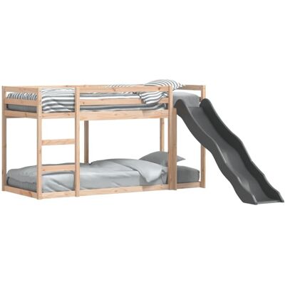 vidaXL Etagenbett mit Rutsche & Leiter - Platzsparendes Kinderbett vidaXL Etagenbett mit Rutsche & Leiter - Platzsparendes Kinderbett