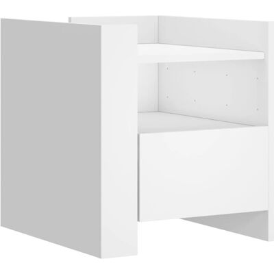 vidaXL Nachttisch - Engineered Wood - Weiß - Nachttisch vidaXL Nachttisch - Engineered Wood - Weiß - Nachttisch