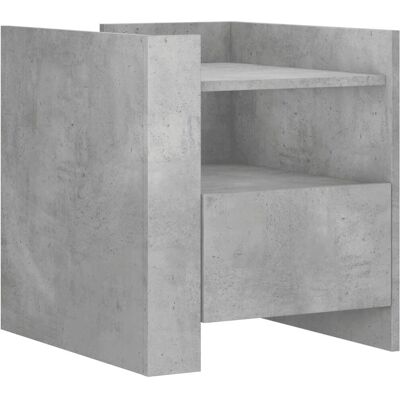 vidaXL Nachttisch Beton Grau - Beistelltisch vidaXL Nachttisch Beton Grau - Beistelltisch