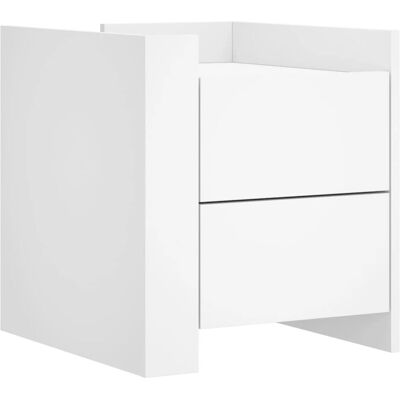 VidaXL Nachttisch - Weiß - Nachttisch - Schlafzimmer Möbel VidaXL Nachttisch - Weiß - Nachttisch - Schlafzimmer Möbel