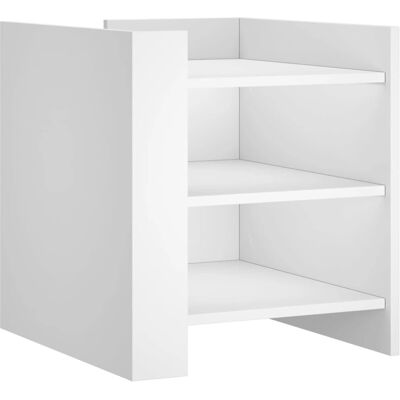 vidaXL 848290 Nachttisch - Sperrholz, weiß, 45x50x50 cm - Nachttisch vidaXL 848290 Nachttisch - Sperrholz, weiß, 45x50x50 cm - Nachttisch