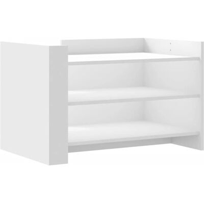 vidaXL Weiße Holzwerkstoff Couchtisch 80x50x50 cm - Couchtisch vidaXL Weiße Holzwerkstoff Couchtisch 80x50x50 cm - Couchtisch