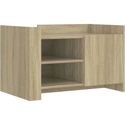 vidaXL Couchtisch Sonoma Eiche 80x50x50 cm - Holzwerkstoff vidaXL Couchtisch Sonoma Eiche 80x50x50 cm - Holzwerkstoff