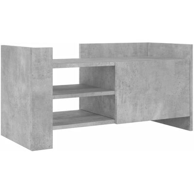 vidaXL Betonggrauer TV-Schrank 80x35x40 cm - Engineered Wood vidaXL Betonggrauer TV-Schrank 80x35x40 cm - Engineered Wood