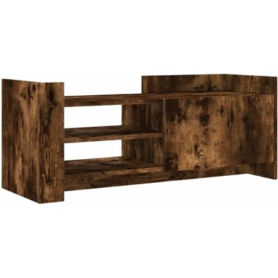 vidaXL Räuchereiche TV-Schrank - TV-Möbel mit Stauraum vidaXL Räuchereiche TV-Schrank - TV-Möbel mit Stauraum