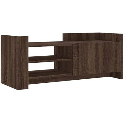 vidaXL Braune Eiche TV-Schrank - Medien- & Unterhaltungseinheit vidaXL Braune Eiche TV-Schrank - Medien- & Unterhaltungseinheit
