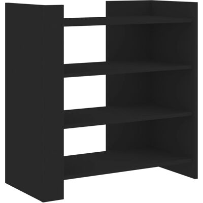 vidaXL Schwarzes Sideboard 73,5x35x75 cm Holzwerkstoff vidaXL Schwarzes Sideboard 73,5x35x75 cm Holzwerkstoff