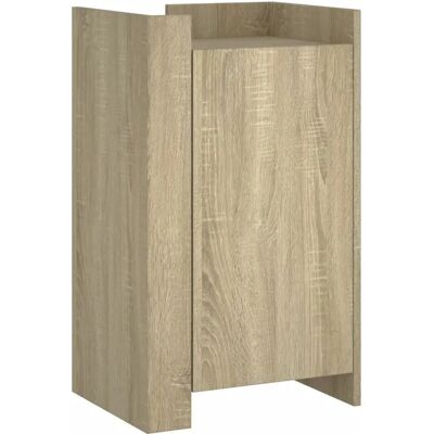 vidaXL Sonoma Eichen Sideboard - Haltbares Sperrholz, geräumiger Stauraum, minimalistisches Design vidaXL Sonoma Eichen Sideboard - Haltbares Sperrholz, geräumiger Stauraum, minimalistisches Design