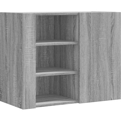 vidaXL Seinähylly - 75x35x60 cm - käsitelty - puu - harmaa - Sonoma - insinööripuu vidaXL Seinähylly - 75x35x60 cm - käsitelty - puu - harmaa - Sonoma - insinööripuu