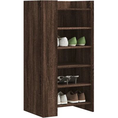 vidaXL Armoire à Chaussures Chêne Marron - Rangement à Chaussures - Étagère à Chaussures - Publicité vidaXL Armoire à Chaussures Chêne Marron - Rangement à Chaussures - Étagère à Chaussures - Publicité