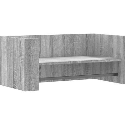 vidaXL Muurplank Grijs Sonoma 70,5x35x30,5 cm Kunststof - Plank vidaXL Muurplank Grijs Sonoma 70,5x35x30,5 cm Kunststof - Plank