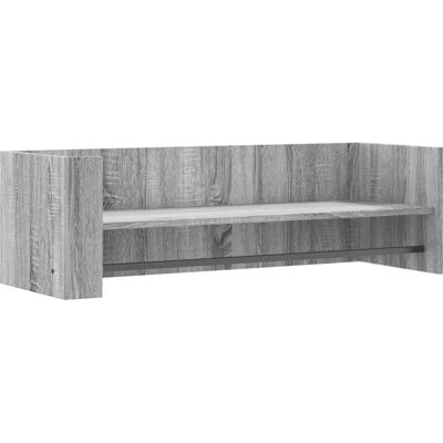vidaXL Seinähylly Harmaa Sonoma 100x35x30,5 cm Teollisuuspuu - Seinähylly vidaXL Seinähylly Harmaa Sonoma 100x35x30,5 cm Teollisuuspuu - Seinähylly