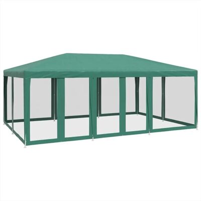 vidaXL Party Tent with 10 Mesh Sidewalls - Party Tent vidaXL Party Tent with 10 Mesh Sidewalls - Party Tent