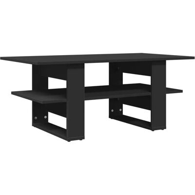 vidaXL 823262 Schwarzer Holzwerkstoff Couchtisch - Beistelltisch vidaXL 823262 Schwarzer Holzwerkstoff Couchtisch - Beistelltisch
