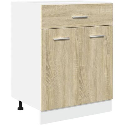 vidaXL Sonoma Eiche Küchenschrank - 60x46x81.5cm Stauraum vidaXL Sonoma Eiche Küchenschrank - 60x46x81.5cm Stauraum