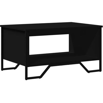 vidaXL Couchtisch Holzwerkstoff Schwarz 75x51x40 cm vidaXL Couchtisch Holzwerkstoff Schwarz 75x51x40 cm