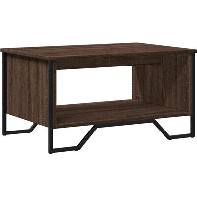 vidaXL 848488 Braun Eichen Kaffee- & Beistelltisch - Couchtisch vidaXL 848488 Braun Eichen Kaffee- & Beistelltisch - Couchtisch