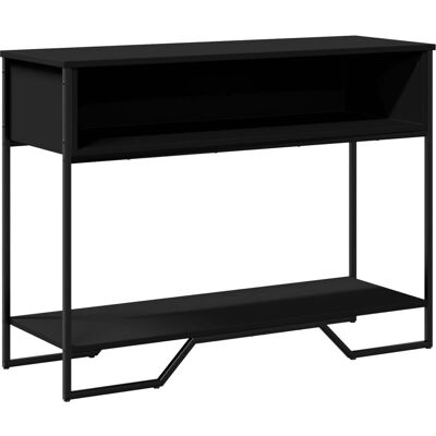 vidaXL Console Table Black – 100x35x74.5 cm – Engineered Wood – End Table vidaXL Console Table Black – 100x35x74.5 cm – Engineered Wood – End Table