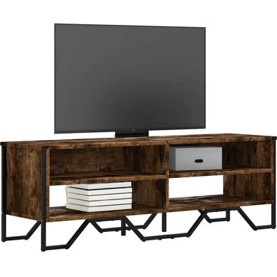 vidaXL Räuchereiche 122x34x41 cm TV-Schrank - Medienaufbewahrung vidaXL Räuchereiche 122x34x41 cm TV-Schrank - Medienaufbewahrung