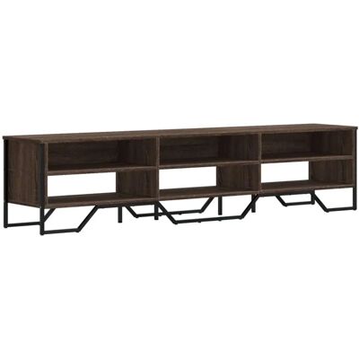 vidaXL Bruine Eiken TV Kast - 122x34x41 cm - Media Meubel vidaXL Bruine Eiken TV Kast - 122x34x41 cm - Media Meubel
