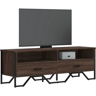vidaXL Braun Eichen TV-Schrank - TV-Möbel & Medieneinheit vidaXL Braun Eichen TV-Schrank - TV-Möbel & Medieneinheit