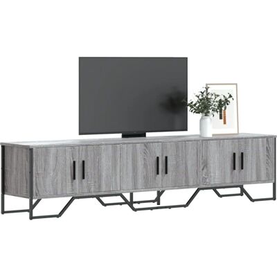 vidaXL TV-kaappi harmaa Sonoma 180x34x41 cm tehdasrakennettu puu vidaXL TV-kaappi harmaa Sonoma 180x34x41 cm tehdasrakennettu puu