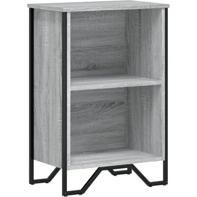 vidaXL Grijze Sonoma Boekenkast 50x31x74,5 cm - Boekenkast vidaXL Grijze Sonoma Boekenkast 50x31x74,5 cm - Boekenkast