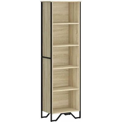 vidaXL Boekenkast Sonoma Eik 50x31x169 cm - Kast vidaXL Boekenkast Sonoma Eik 50x31x169 cm - Kast