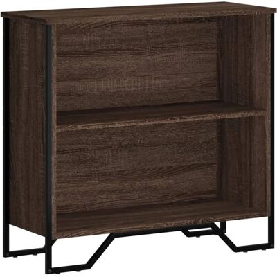 Bibliothèque en chêne marron vidaXL 80x31x74,5 cm - Solution de rangement moderne - Publicité Bibliothèque en chêne marron vidaXL 80x31x74,5 cm - Solution de rangement moderne - Publicité