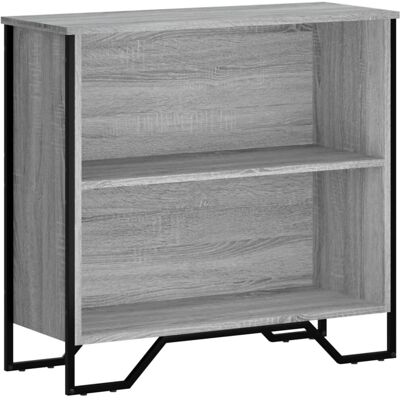 vidaXL Bibliothèque Gris Sonoma - 80x31x137,5 cm - Étagère - Publicité vidaXL Bibliothèque Gris Sonoma - 80x31x137,5 cm - Étagère - Publicité
