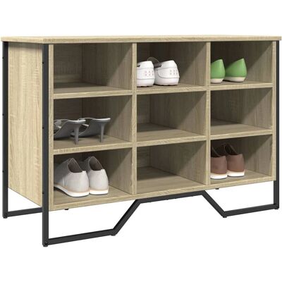 vidaXL Sonoma Eichen Schuhe Schrank - Stabiler Holzwerkstoff vidaXL Sonoma Eichen Schuhe Schrank - Stabiler Holzwerkstoff