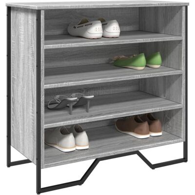 vidaXL Graues Sonoma Schuhschrank - Schuhe Aufbewahrung vidaXL Graues Sonoma Schuhschrank - Schuhe Aufbewahrung