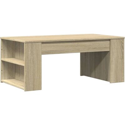 vidaXL Sonoma Eik Salontafel - Gestructureerd hout - 102x55x42 cm vidaXL Sonoma Eik Salontafel - Gestructureerd hout - 102x55x42 cm
