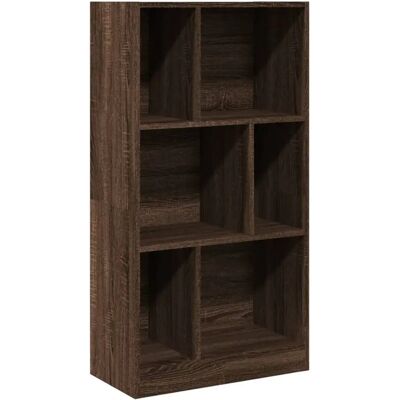 vidaXL 848009 Bücherregal Braun Eiche - Stauraumlösung vidaXL 848009 Bücherregal Braun Eiche - Stauraumlösung